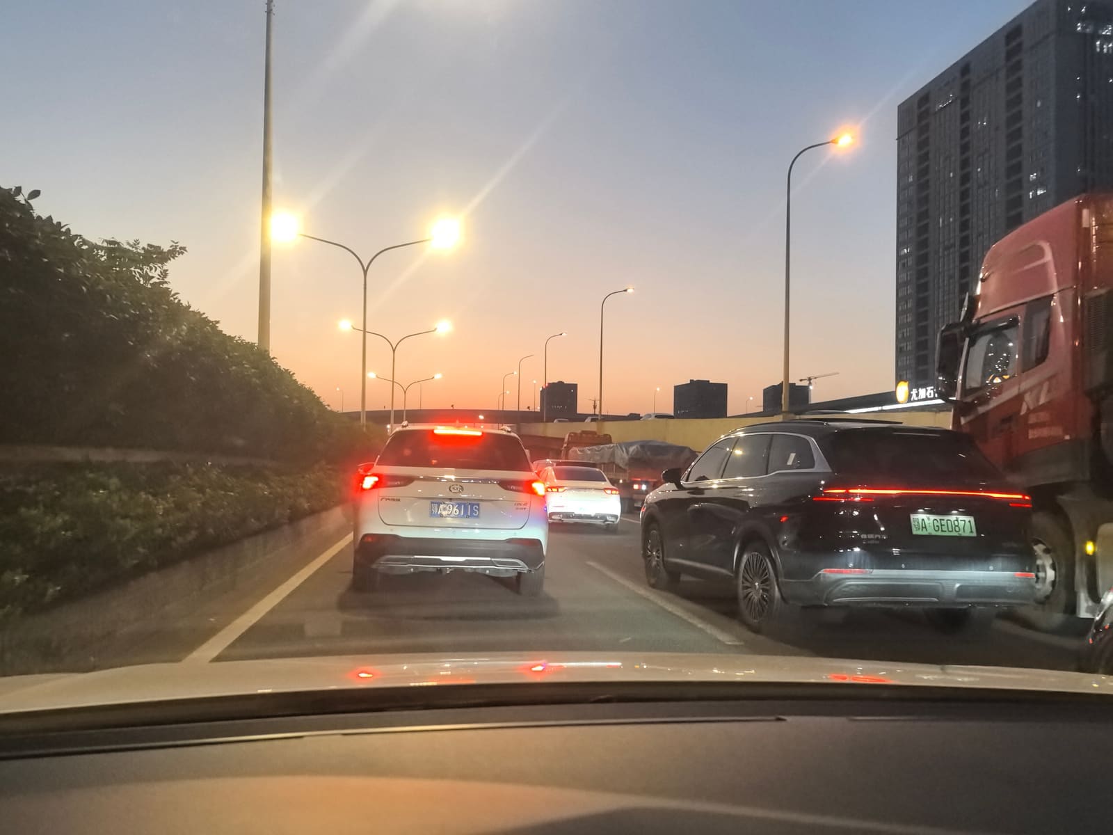 三环的晚高峰